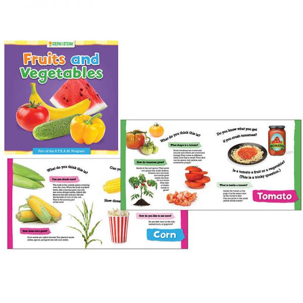 Grow with STEAM Grow with STEAM Board Book, Fruits and Vegetables