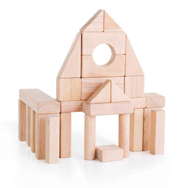 Guidecraft Unit Blocks Set A, 28 Pieces