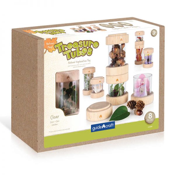 Guidecraft Treasure Tubes, Clear