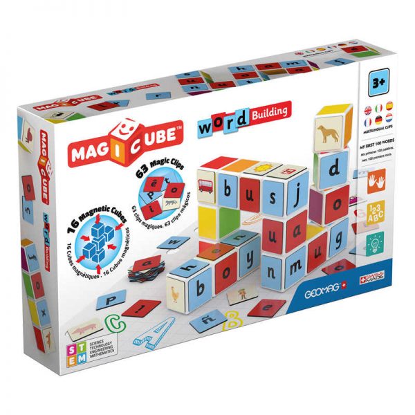 Geomag™ Magicube™ Word Building Set, 79 Pieces