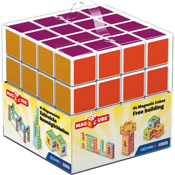 Geomag™ Magicube™ - 64 Piece Multicolored Free Building Set