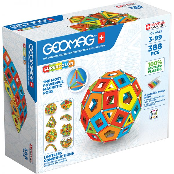 GEOMAG MASTERBOX Supercolor Recycled, 388 Pieces