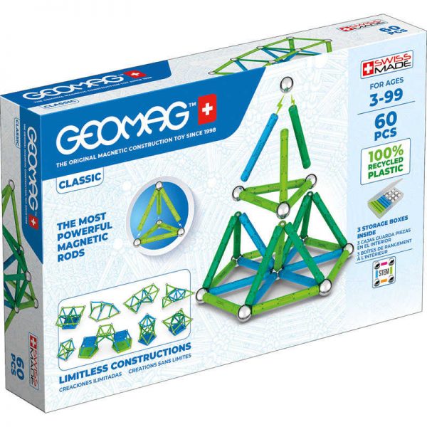 Geomag™ Geomag™ Green Line Color, 60 Pieces