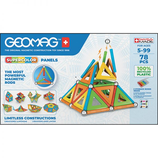 GEOMAG Supercolor Recycled, 78 Pieces