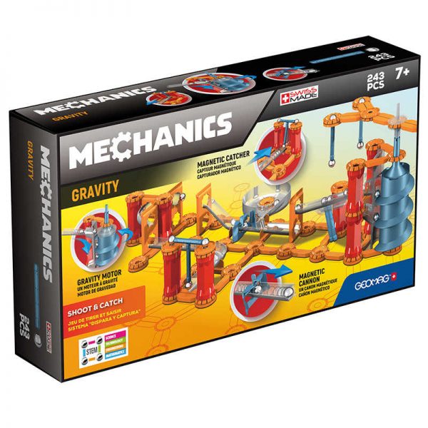 Geomag™ Mechanics Gravity Set, Shoot & Catch, 243 Pieces