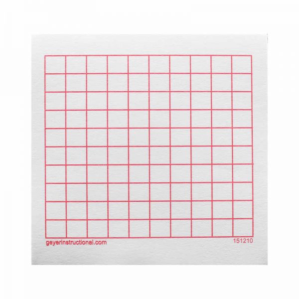 Geyer Graphing 3M Post-it® Notes,10 x 10 Grid, 4 Pads