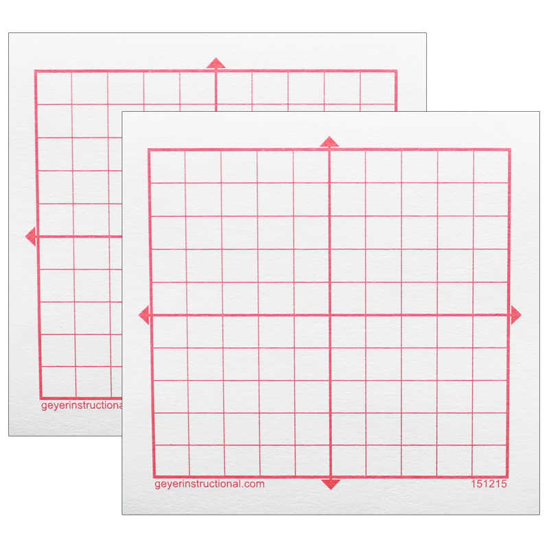 TeachersParadise - Geyer Graphing 3M Post-it® Notes, XY Axis, 10 x 10 ...