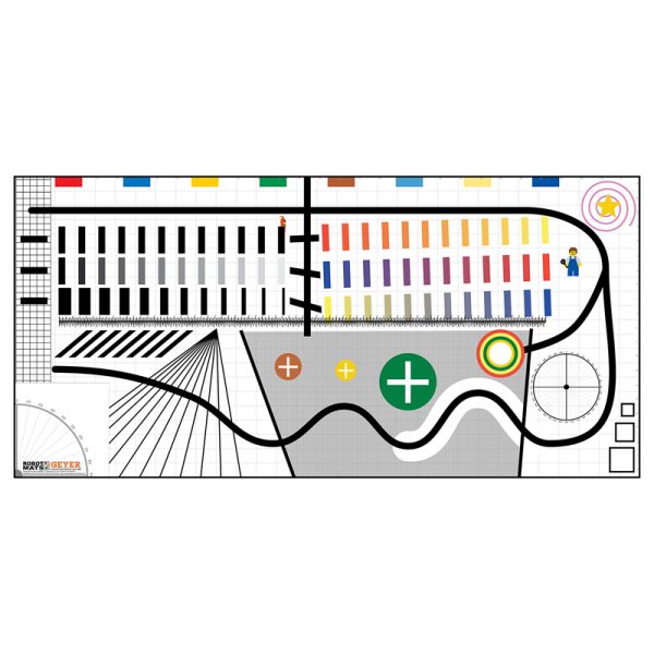 Geyer Instructional Robotics Challenge Mat - General Skills Mat, FLL Size