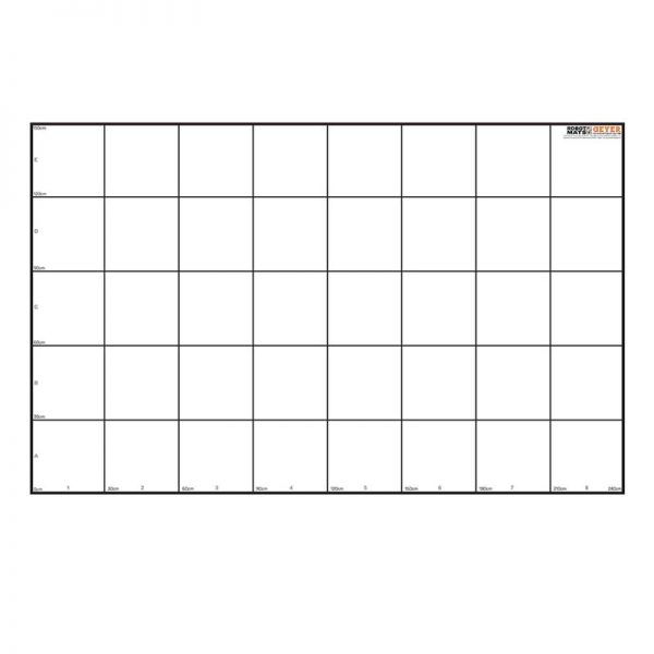 Geyer Instructional Wonder League Robotics Competition Grid Mat, 150cm x 240cm with 30cm Grid