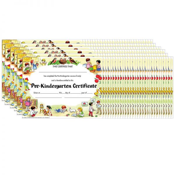 Hayes Pre-Kindergarten Certificate, 30 Per Pack, 6 Packs