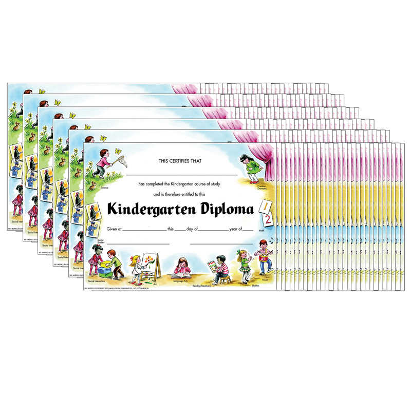 Hayes Kindergarten Diploma, 30 Per Pack, 6 Packs