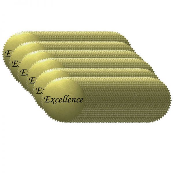 Hayes Excellence 2" Gold Certificate Seals, 50 Per Pack, 6 Packs