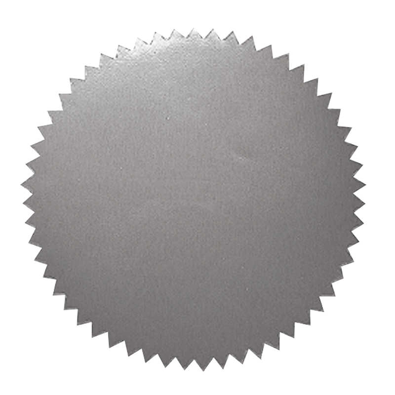 HAYES Gold Blank Stickers - 2 Inch Diameter Foil Seals (Pack Of 50)