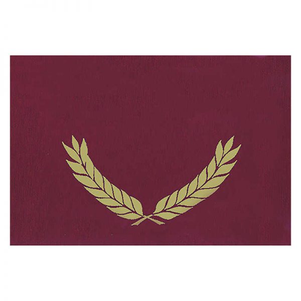 Hayes Gold Foil Stamped Maroon Certificate Folders, 10" x 13", Pack of 30