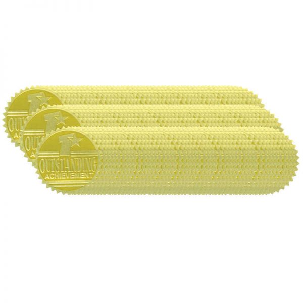 Hayes Gold Foil Embossed Seals, Outstanding Achievement, 54 Per Pack, 3 Packs