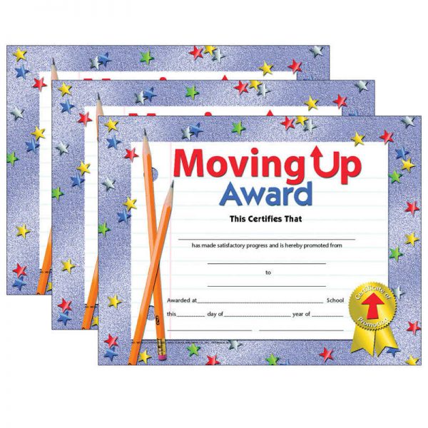 Hayes Moving Up Award, 30 Per Pack, 3 Packs