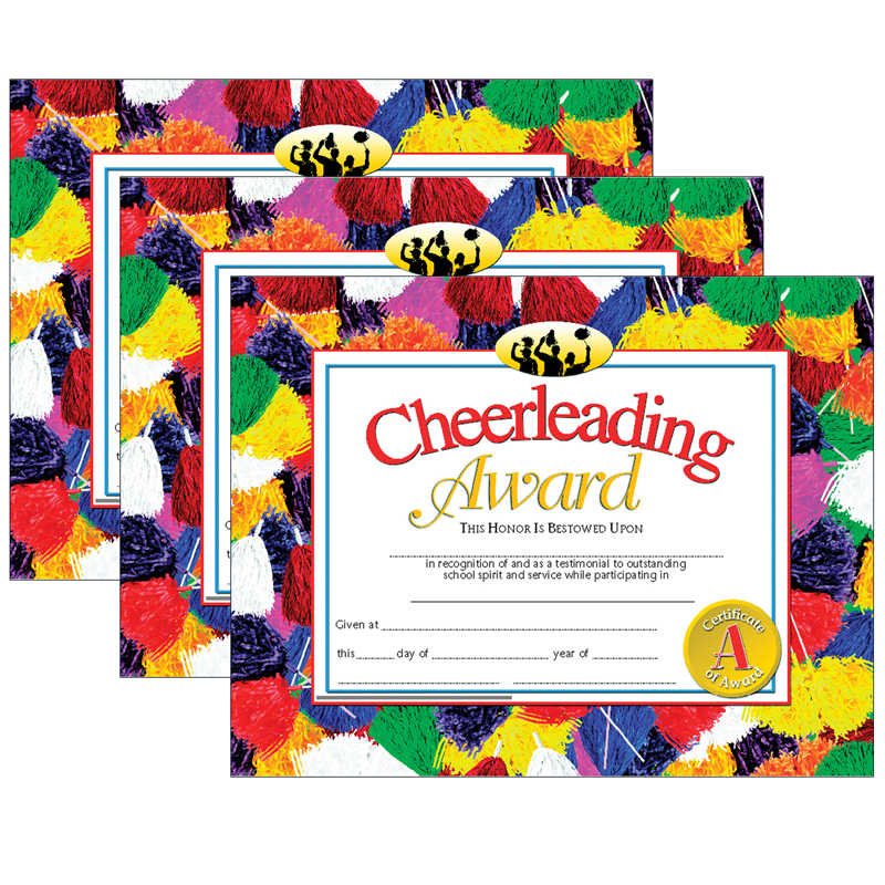 Hayes Cheerleading Award, 30 Per Pack, 3 Packs