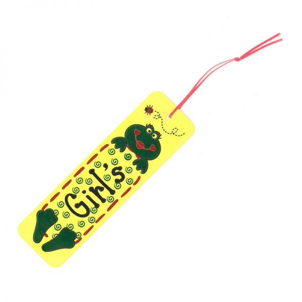 Girl's Frog Hall Pass, 7-3/4" x 2-1/4"