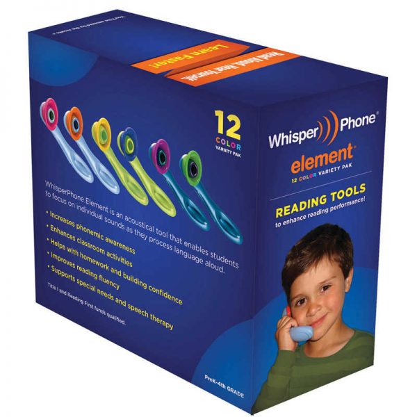 WhisperPhone® WhisperPhone® VarietyPak of 12, 2 each of 6 colors