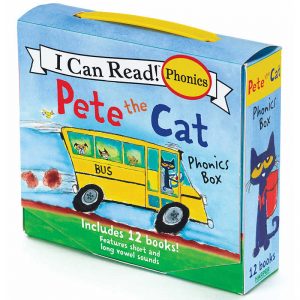 HarperCollins I Can Read!™ Pete the Cat Phonics Box, Set of 12 Books