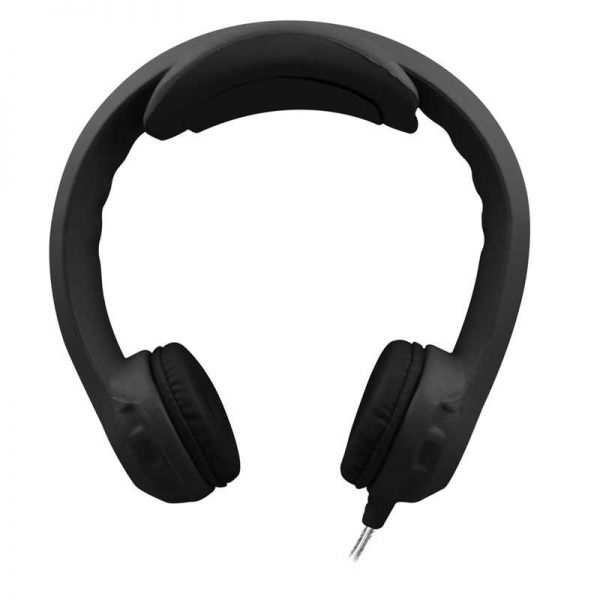 HamiltonBuhl® Flex-PhonesXL™ Indestructible Headphones For Teens, Black