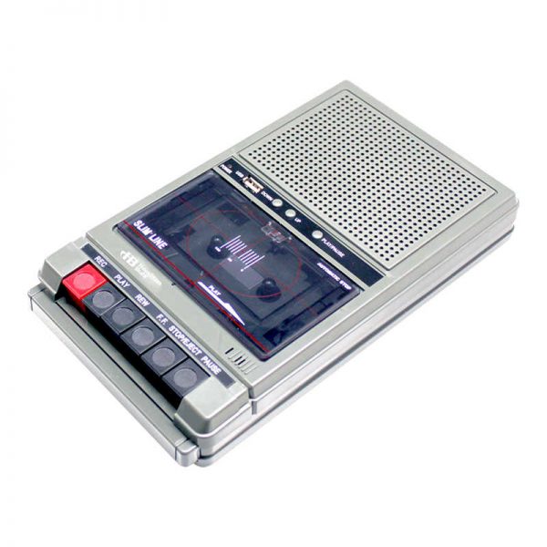 HamiltonBuhl® Classroom Cassette Player/Recorder, 2 Station, 1 Watt