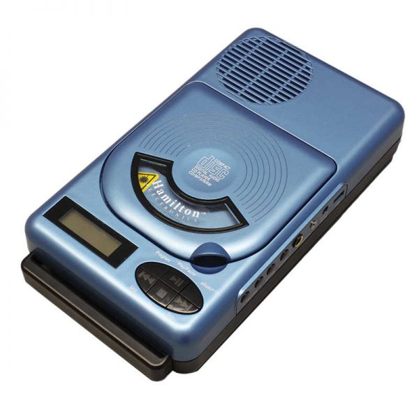 HamiltonBuhl® Top-Loading Portable Classroom CD Player with USB and MP3