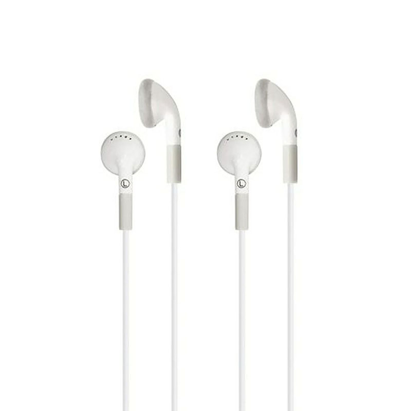 HamiltonBuhl® Ear Buds, In-Line Microphone and Play/Pause Control, Pack of 2