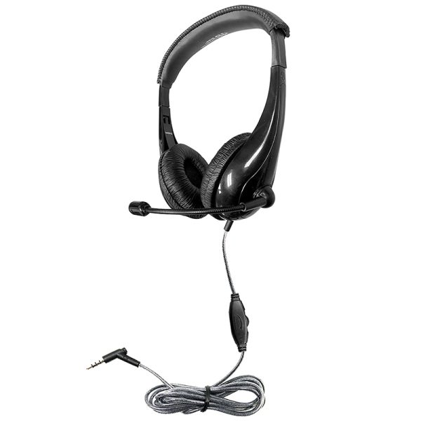 HamiltonBuhl Motive8™ Mid-Sized Multimedia Headset with In-line Volume Control