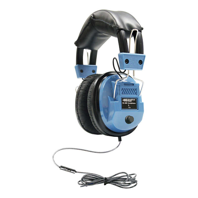 HamiltonBuhl® iCompatible Deluxe Headset with In-Line Microphone