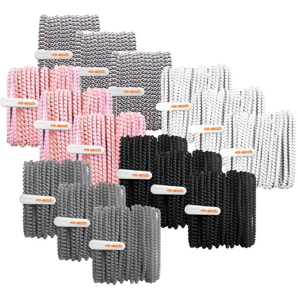 HamiltonBuhl® Skooob Tangle Free Earbud Covers - Assorted Colors - 3 Each of 5 Colors - Pack of 15