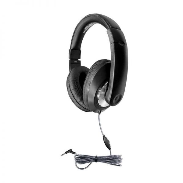HamiltonBuhl® Smart-Trek Deluxe Stereo Headphone with In-Line Volume Control & USB Plug
