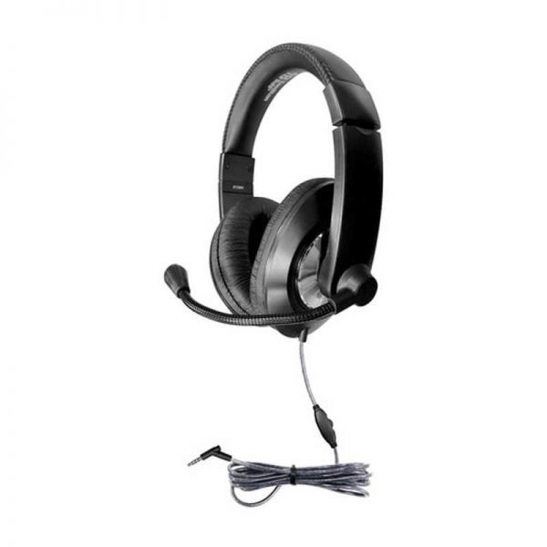 HamiltonBuhl® Smart-Trek Deluxe Stereo Headset with In-Line Volume Control & 3.5mm TRRS Plug