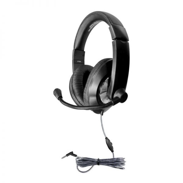 HamiltonBuhl® Smart-Trek Deluxe Stereo Headset with In-Line Volume Control & USB Plug