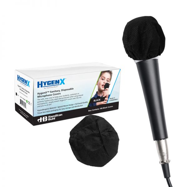 HamiltonBuhl HygenX™ Sanitary Disposable Microphone Covers, Pack of 100