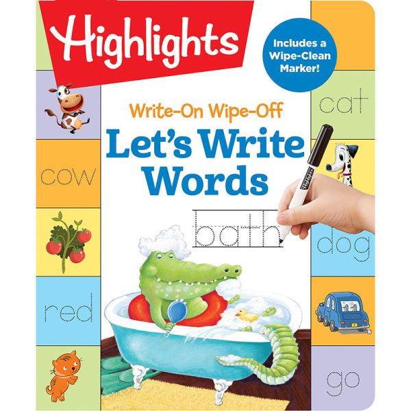 Highlights for Children Let's Write Words Write-On Wipe-Off Fun to Learn Activity Book