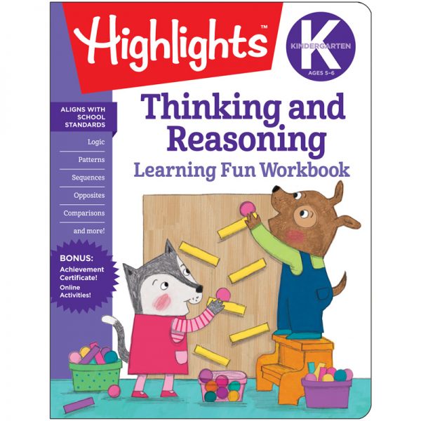Highlights™ Learning Fun Workbooks, Kindergarten Thinking & Reasoning