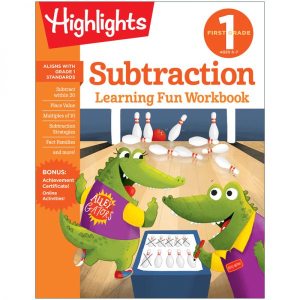 Highlights™ Learning Fun Workbooks, First Grade Subtraction