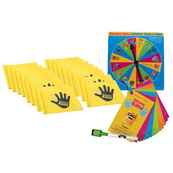 Handee Band Teacher Ring Card Bundle Pack with 20 Fitness Bands