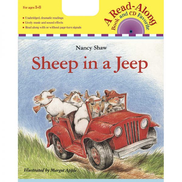 Houghton Mifflin Harcourt Sheep in a Jeep Book & CD