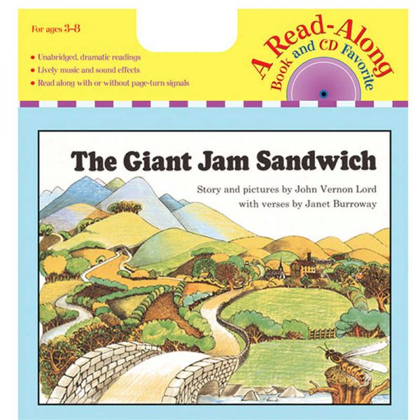 Houghton Mifflin Harcourt The Giant Jam Sandwich Carry Read-Along Book & CD