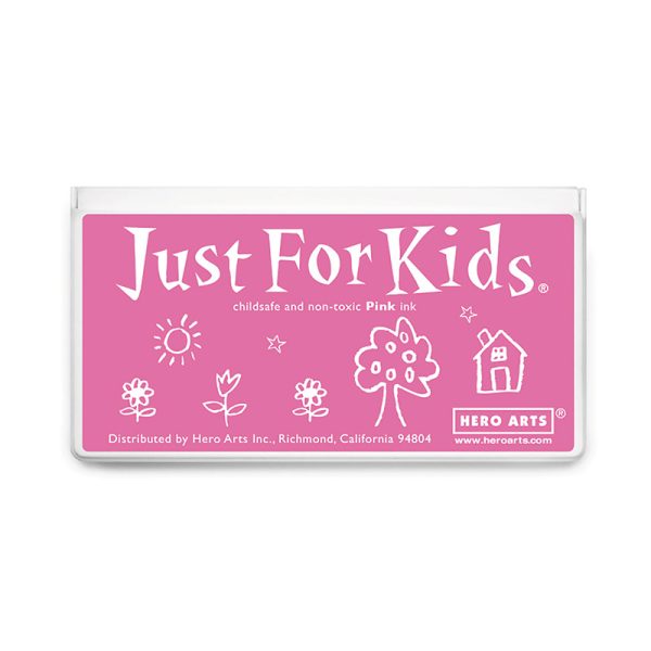 HERO ARTS Jumbo Just for Kids Stamp Pad, Pink