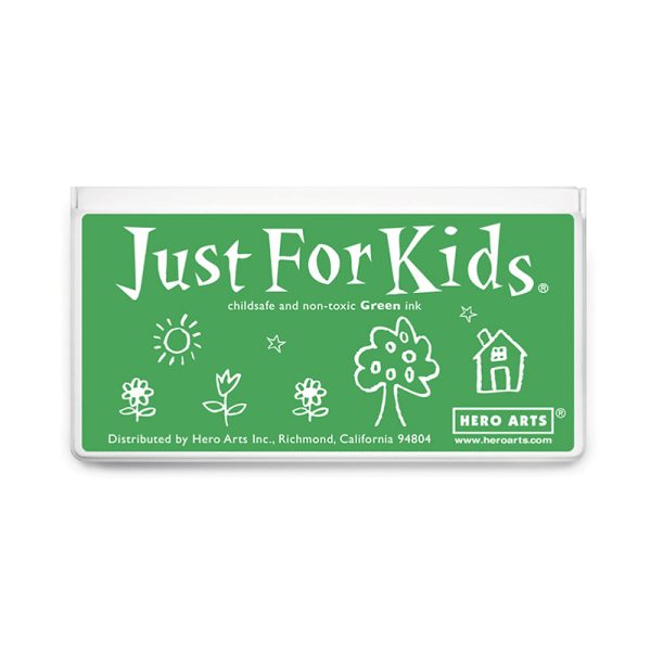 HERO ARTS Jumbo Just for Kids Stamp Pad, Green