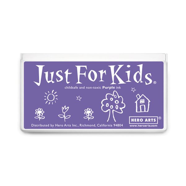HERO ARTS Jumbo Just for Kids Stamp Pad, Purple
