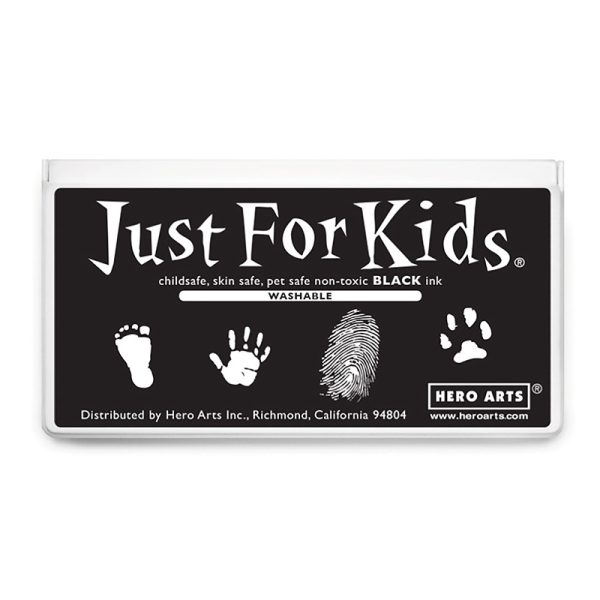 HERO ARTS Jumbo Just for Kids Stamp Pad, Black