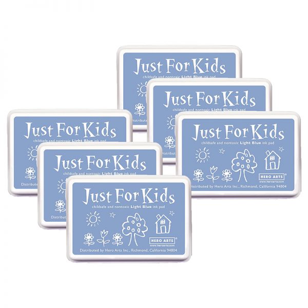 Hero Arts® Just for Kids® Ink Pad, Light Blue, Pack of 6