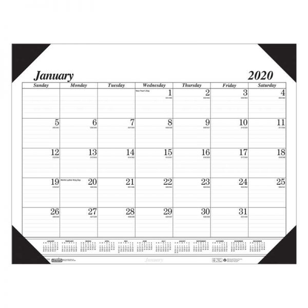 House of Doolittle™ Academic Economy Desk Pad, 12 months, Jan.-Dec.
