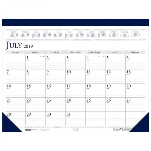 House of Doolittle™ Academic Desk Pad, 18 1/2" x 13"