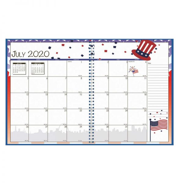 House of Doolittle™ Academic Seasonal Monthly Calendar Planner, 12 Months July-June, 7" x 10"