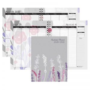 House of Doolittle™ Monthly and Weekly Academic Calendar Planner, Wild Flower, July-August, 7" x 9"